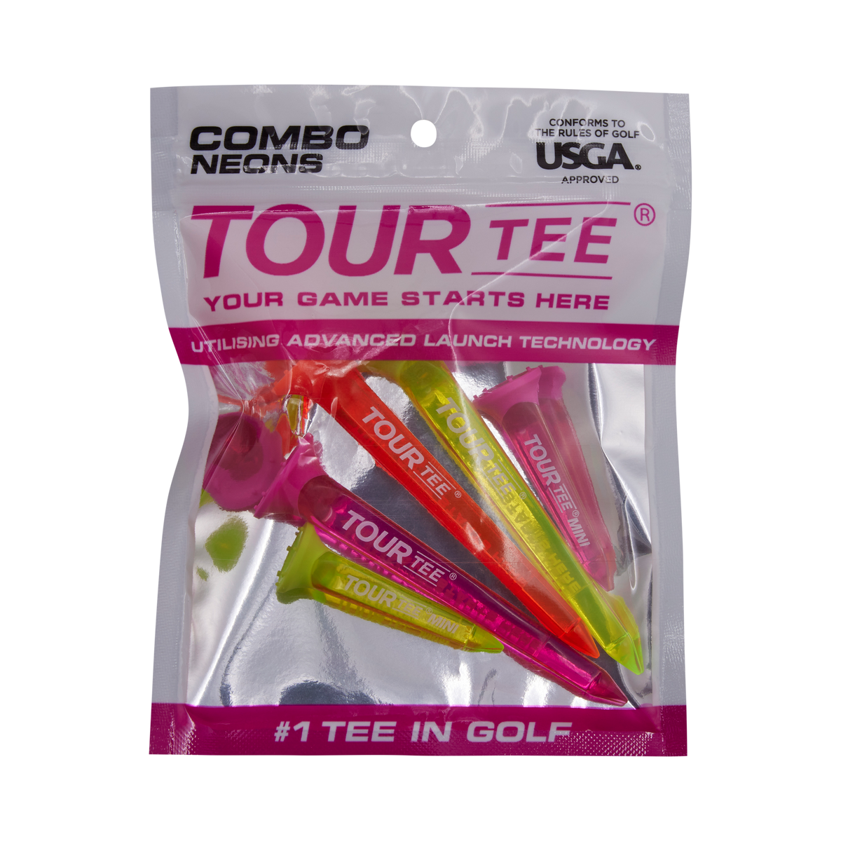 TOUR TEE NEON PINK Combo