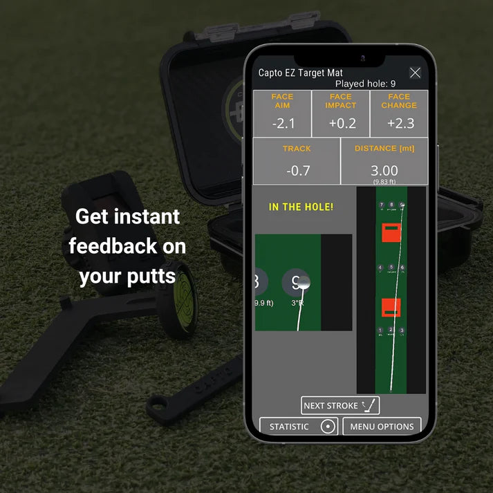 Capto WellPutt Mat & Smartphone Tripod for Capto Gen 2, 3 or EZ