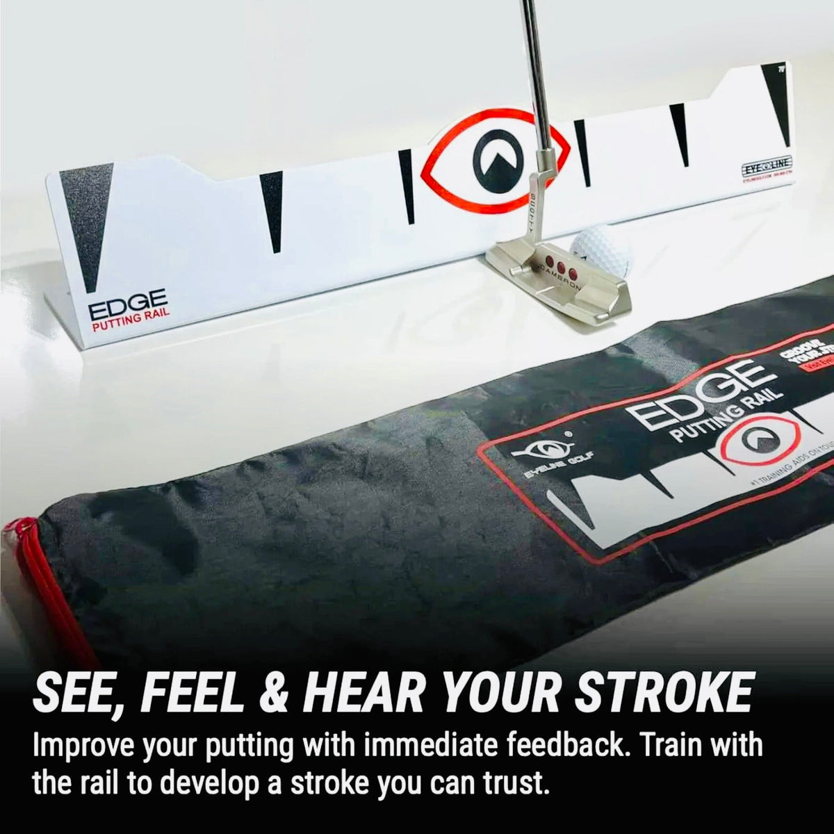 Eyeline Golf Edge Putting Rail – 70 Degrees