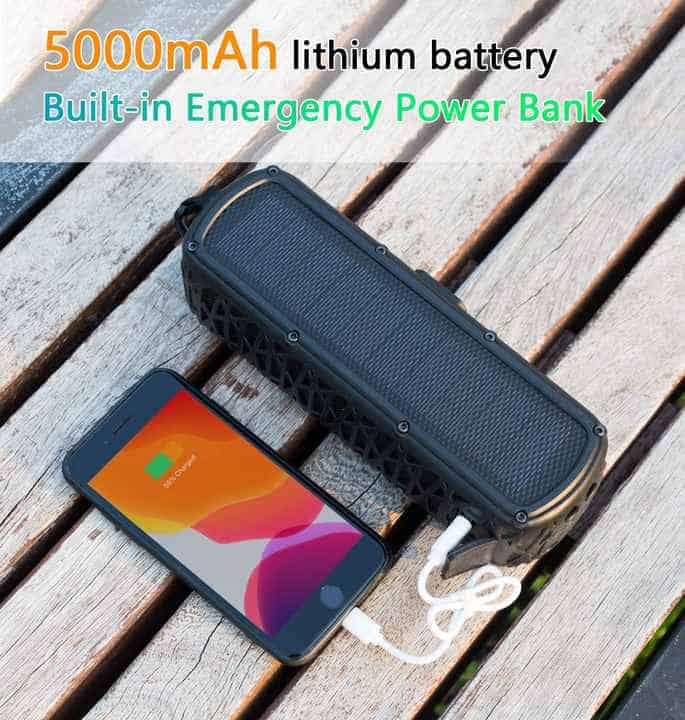 Solar Bluetooth speaker