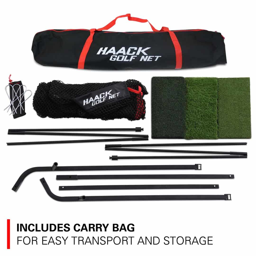 Rukket Haack Golf Net + Tri-Turf Mat
