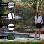 Rukket Haack Golf Net + Tri-Turf Mat