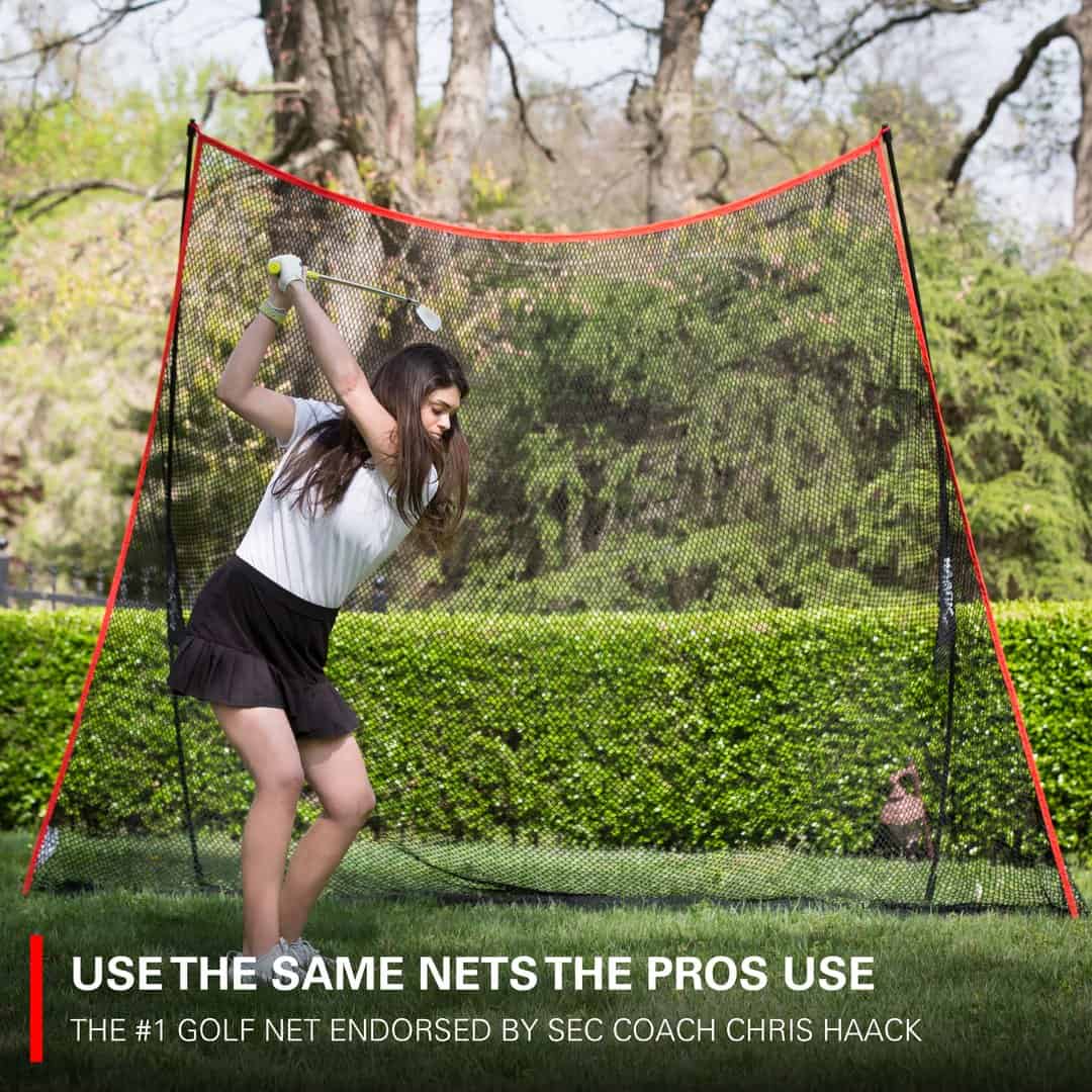Rukket Haack Golf Net + Tri-Turf Mat