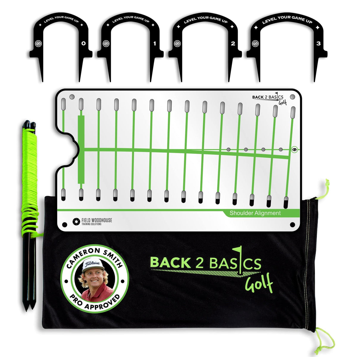 Back 2 Basics Pro Path Putting Mirror with gates