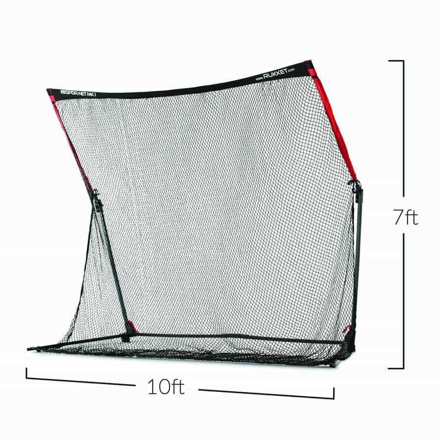 Rukket SPDR Portable Driving Range Net Side Barriers + Tri-Turf Mat
