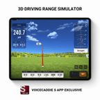 Voice Caddie SC4 PRO Launch Monitor + 3D Driving Range Simulator