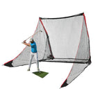Rukket SPDR Portable Driving Range Net Side Barriers + Tri-Turf Mat