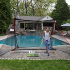 Rukket SPDR Portable Driving Range Net Side Barriers + Tri-Turf Mat