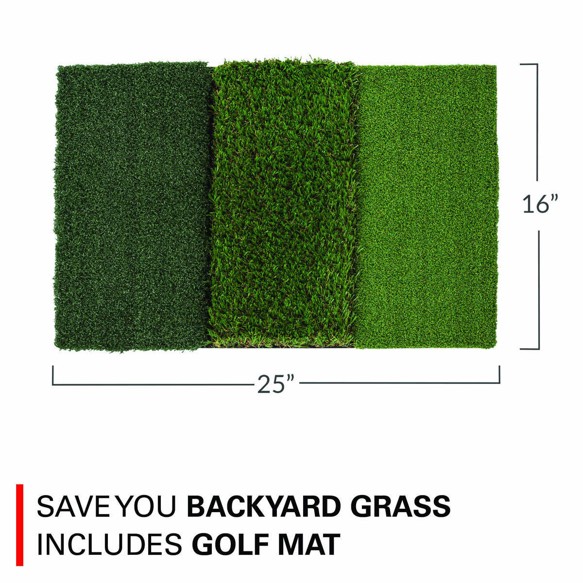 Rukket SPDR Portable Driving Range Net Side Barriers + Tri-Turf Mat