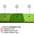 Rukket SPDR Portable Driving Range Net Side Barriers + Tri-Turf Mat