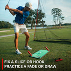 Rukket Pathfinder Impact Mat golf swing path trainer and strike mat — view 3