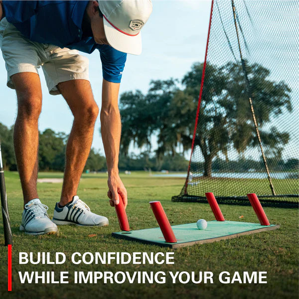 Rukket Pathfinder Impact Mat golf swing path trainer and strike mat — view 4