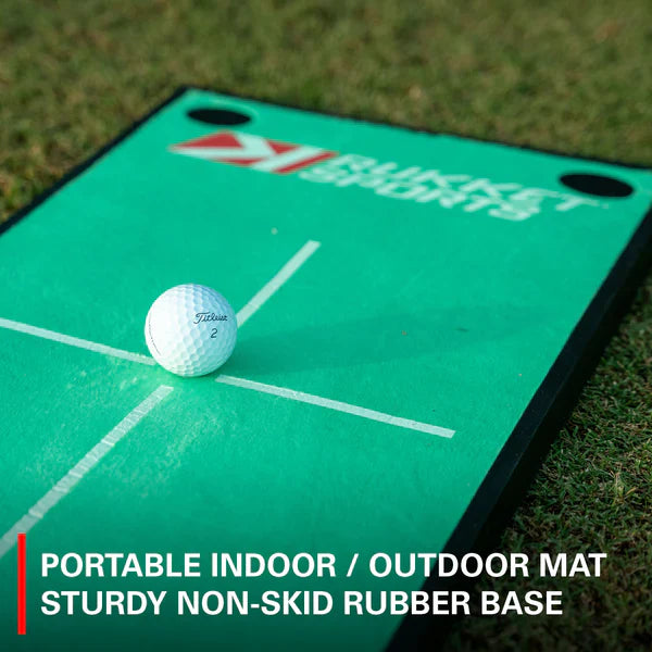 Rukket Pathfinder Impact Mat golf swing path trainer and strike mat — view 5