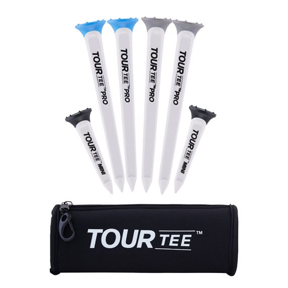 Tour Tee Bulk Buy - White Spine - 20 Pro & 16 Mini Tees