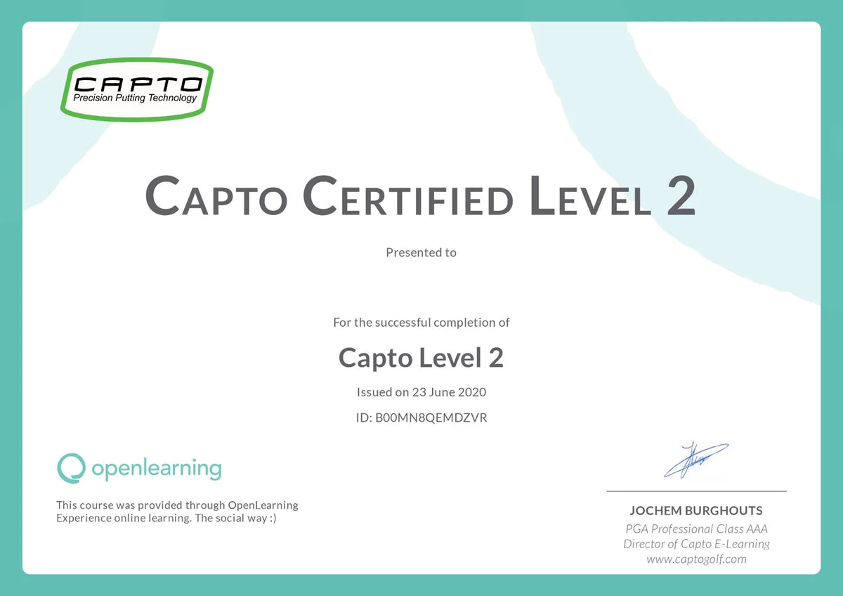 Capto E-Learning Level 1 & Level 2 Certification Courses - English