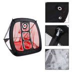 ES Indoor and outdoor portable Chipping Net + 12 Foam balls