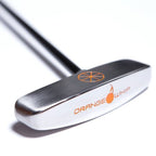 Orange Whip Putter Blade in use