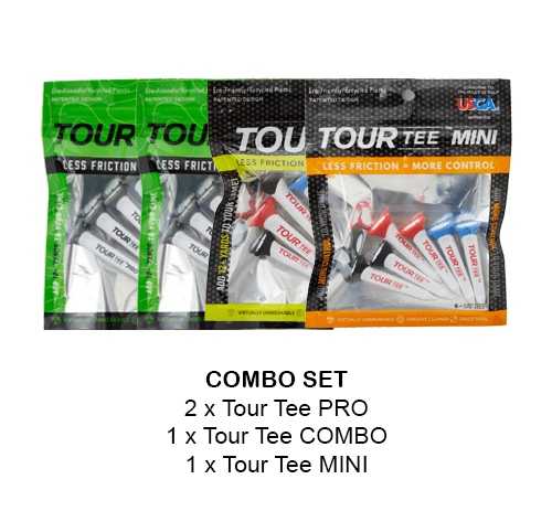 TOUR TEE COMBO Set (4 x packs)